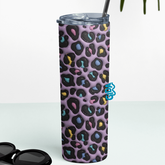 3D - ANIMAL PRINT Straight 20oz Tumbler wrap Vinyl
