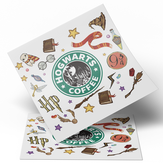 UV DTF WRAP - Brujo Coffee 9.5x10 inches - stickers