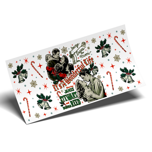 UV DTF Cup Wrap - It's a wonderful time James steward