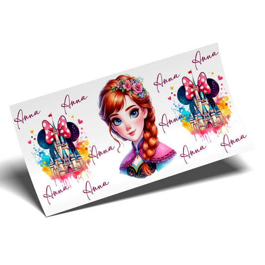 Cup Wrap Sticker - UV DTF Anna