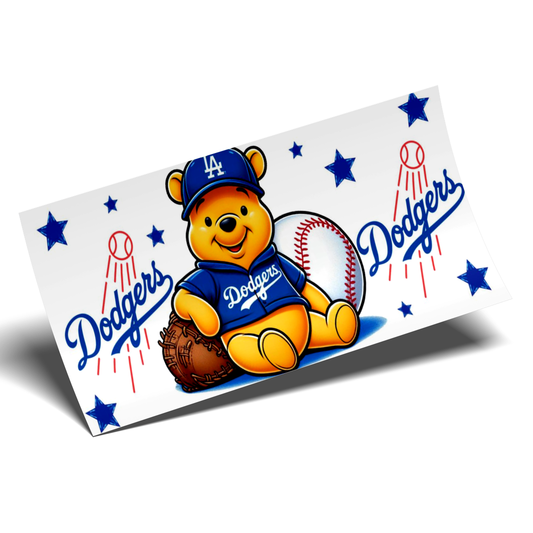 Cup Wrap Sticker UV DTF - LA Dodgers Winnie