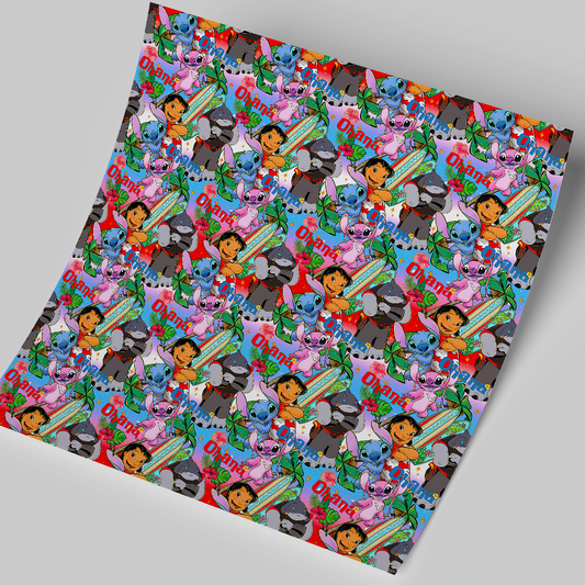 12x12" Permanent Printed Vinyl - Ohana