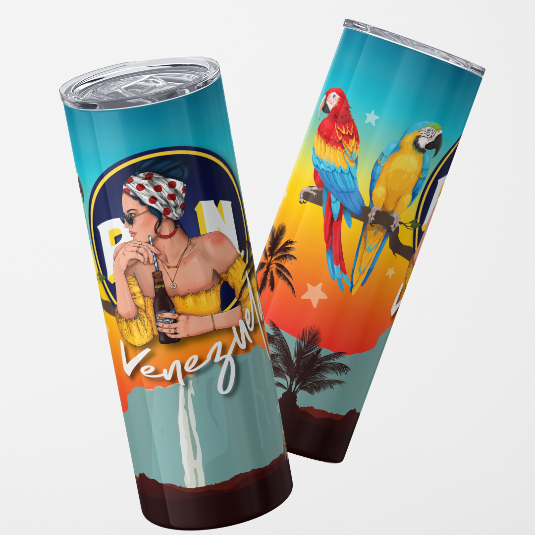 Angels Falls - 20oz Straight Tumbler wrap Printed Vinyl