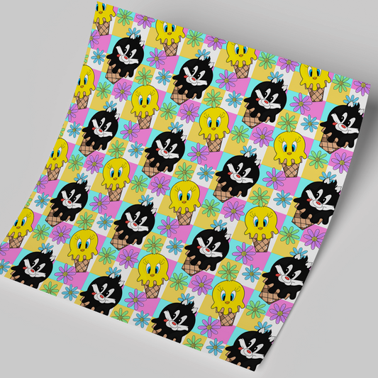 High-Quality Printed Adhesive Vinyl – Permanent Finish 12x12" Piolin / Free Uvdtd decal