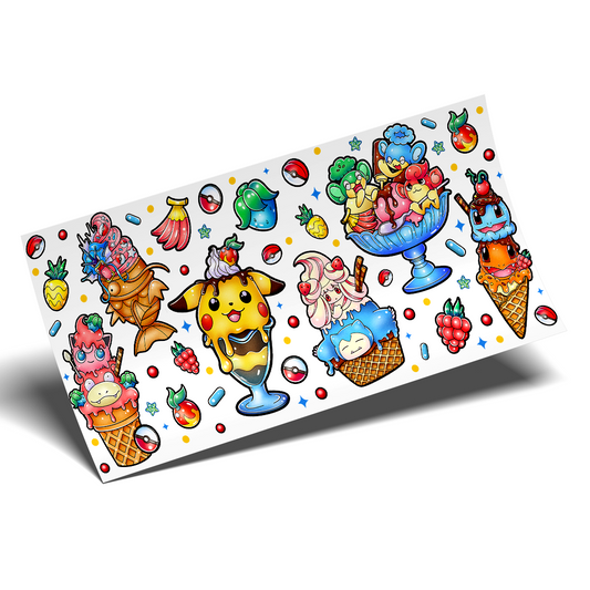 UV DTF Wrap Stickers - Popsicle Pokemon