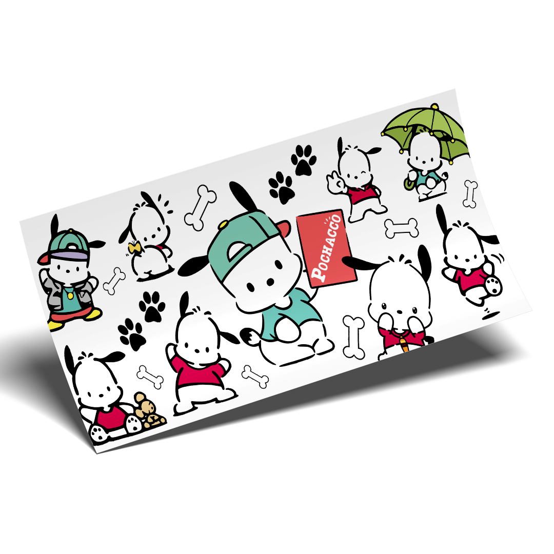Cup Wrap Sticker UV DTF - Pochacco