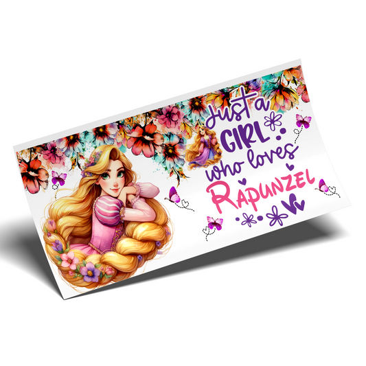 Cup Wrap Sticker - UV DTF Rapunzel