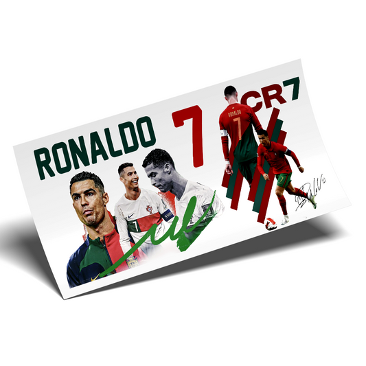 Cup Wrap Sticker - UV DTF Ronaldo