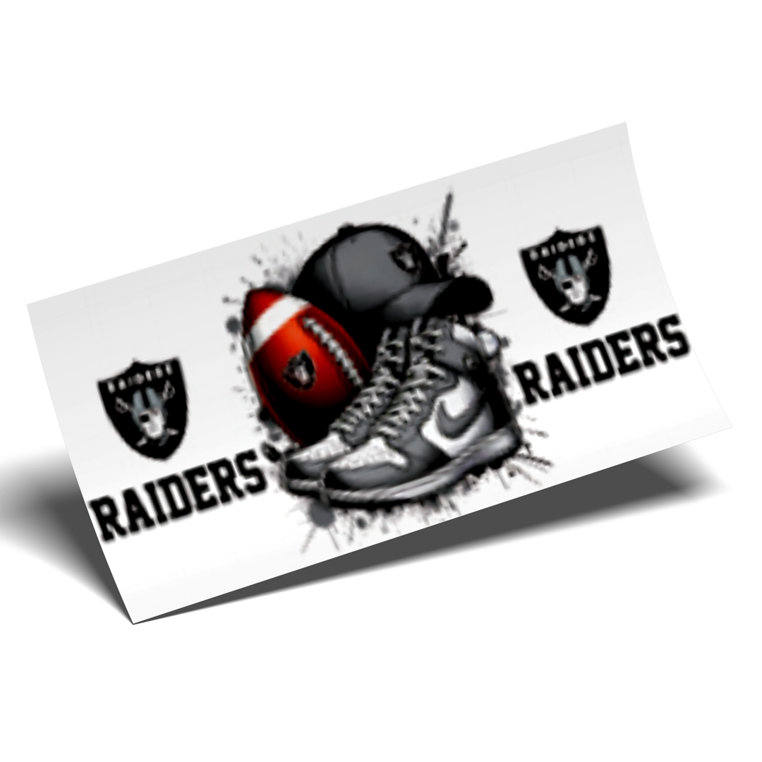 Cup Wrap Sticker - UV DTF Raiders shoes