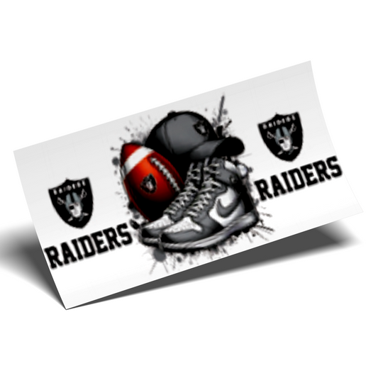 Cup Wrap Sticker - UV DTF Raiders shoes
