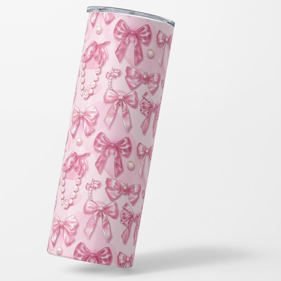 12x12 inches Permanent Patterned Vinyl - Pink Queen Coquette