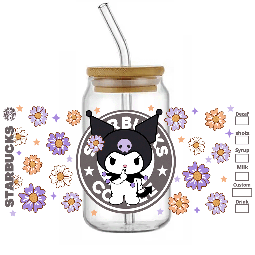 UV DTF - Kurooo Libbey cup Wrap