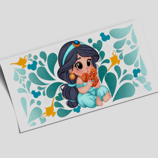 Cup Wrap Sticker - UV DTF Cup Wrap Baby Jasmine