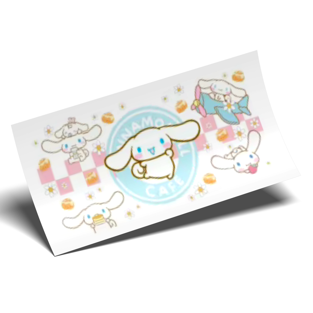 Cup Wrap Uv dtf Stickers WRAP - Cinnamon Coffee