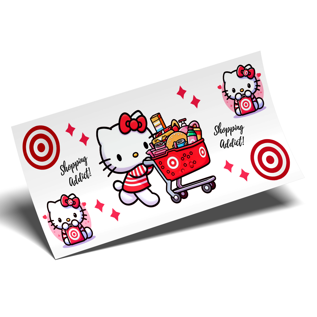 Cup Wrap Sticker UV DTF - Shopping Addict