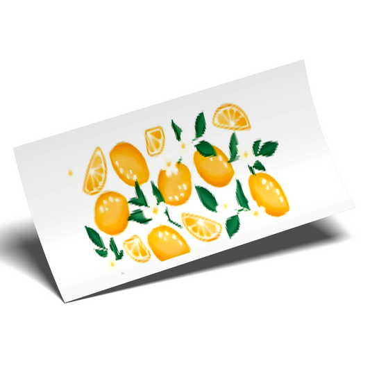 Cup Wrap Sticker - UV DTF Lemon