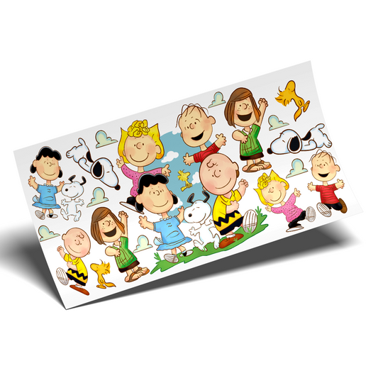 UV DTF Wrap Stickers - Snoopy All friends Exclusive design
