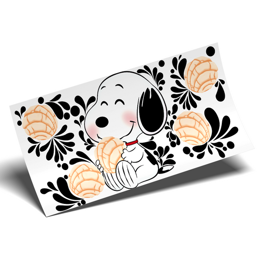 Cup Wrap Sticker - UV DTF Snoopy conchitas