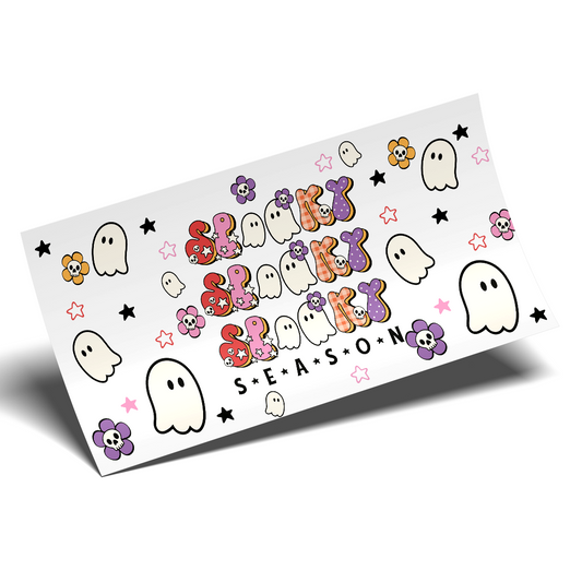 Cup Wrap Sticker UV DTF - Spooky
