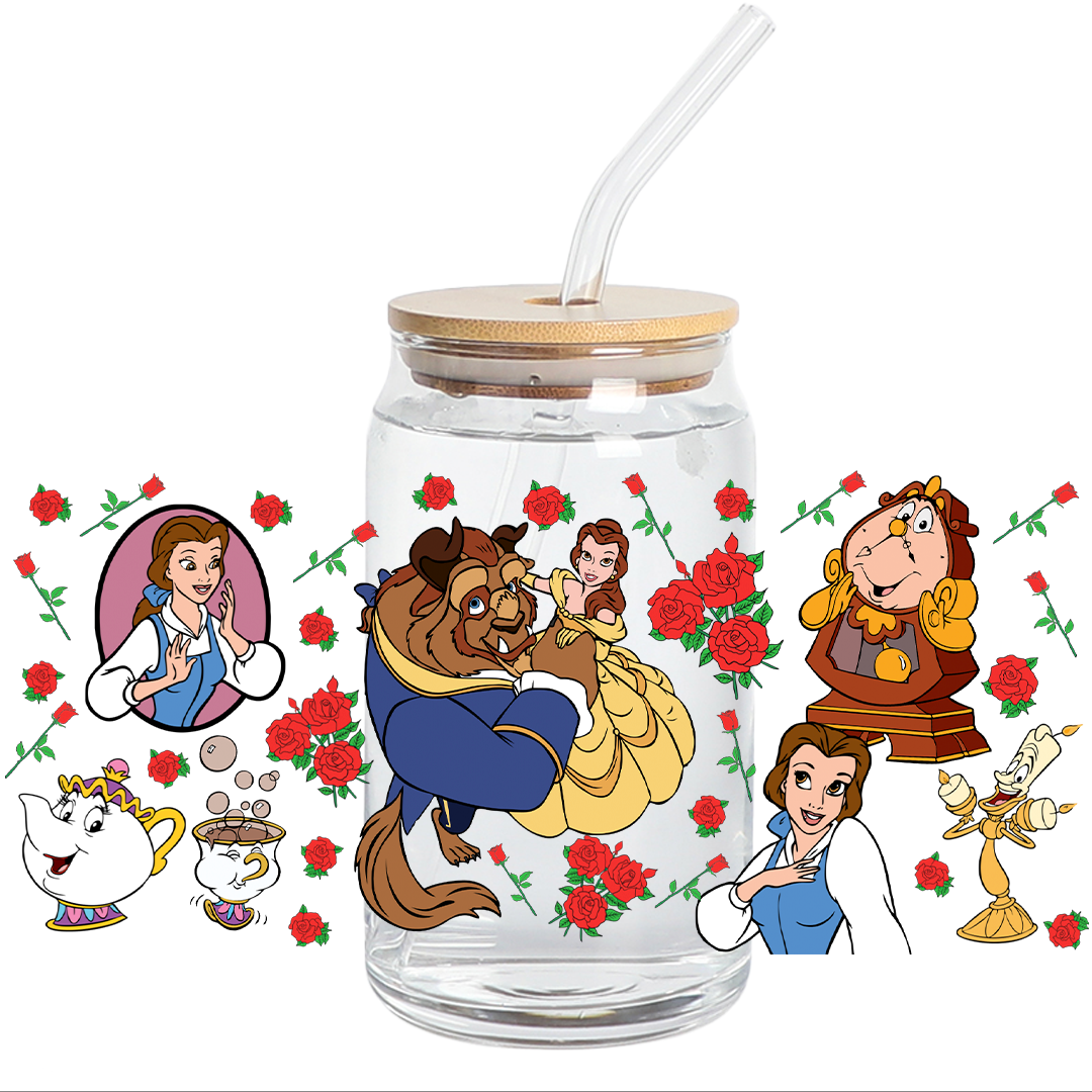 Cup Wrap Stickers UV DTF - Belle libbey cup Wrap