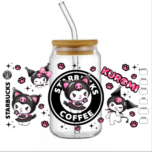 UV DTF - Kurooo Libbey cup Wrap