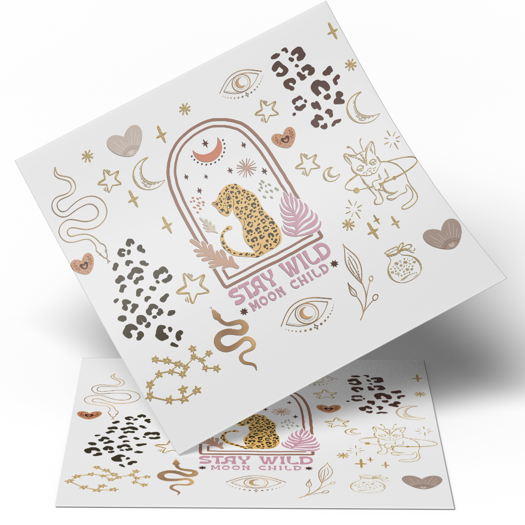 UV DTF WRAP - Sagittarius Mystical Sheet 9.5x10 inches