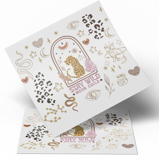 UV DTF WRAP - Sagittarius Mystical Sheet 9.5x10 inches