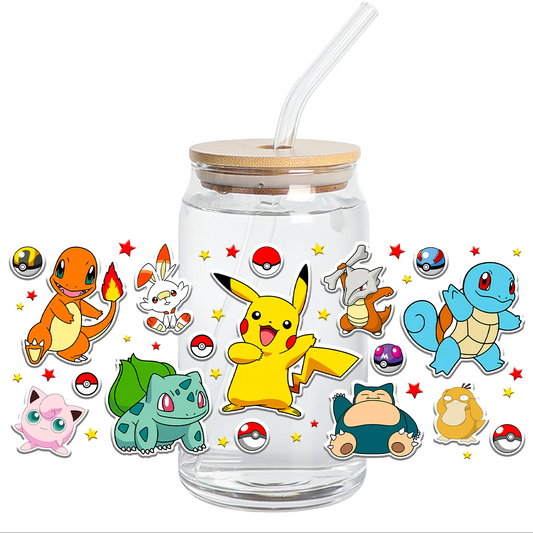 UV DTF Wrap - Pokemon Again libbey cup Wrap