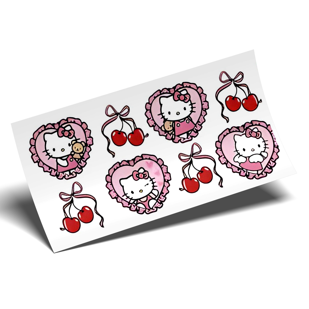 UV DTF - More HK Coquette hearts