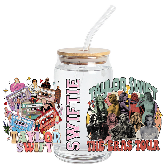 Cup Wrap Uv Dtf Sticker - Taylor Vintage Libbey cup Wrap