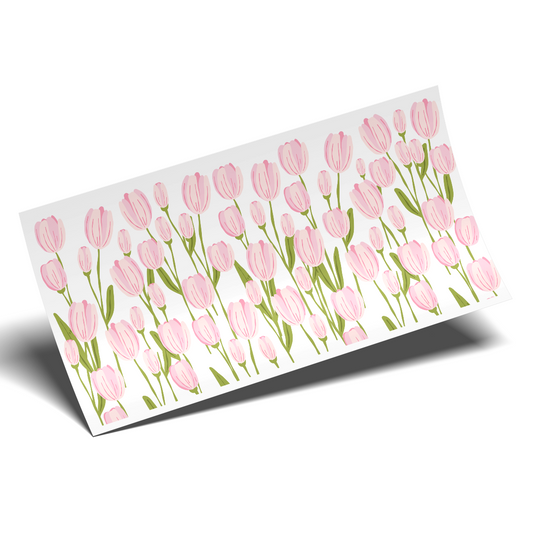UV DTF Wrap Stickers - Tulips