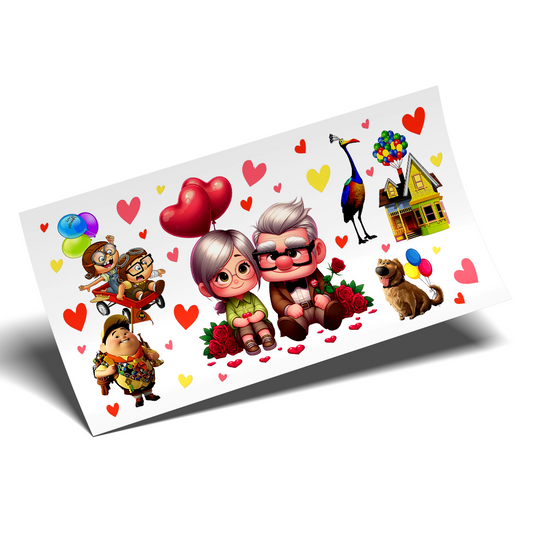 Cup Wrap Stickers UV DTF Wrap - Los Viejitos Libbey cup Wrap