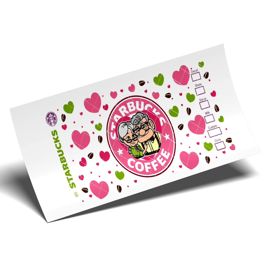 UV DTF Cup Wrap - Adventure is coffee