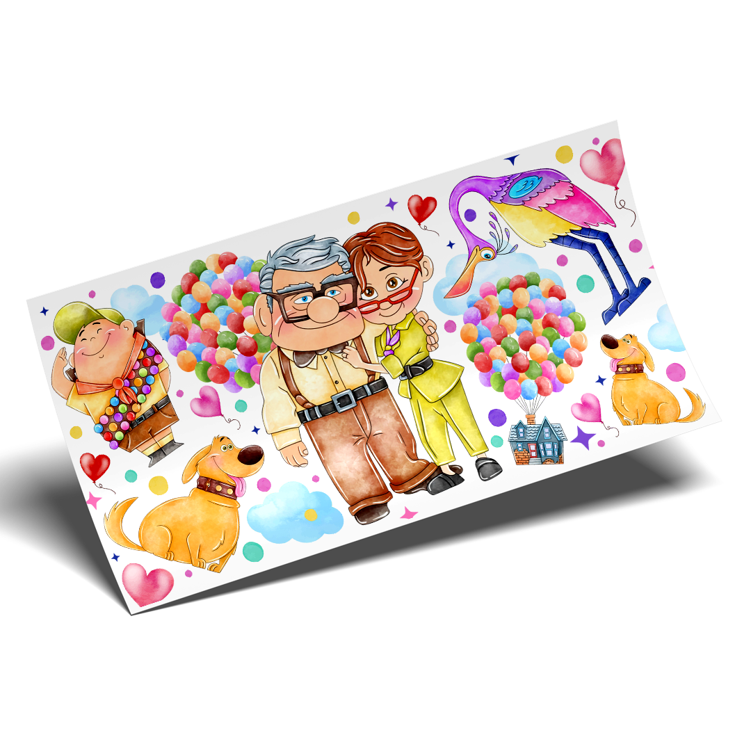 UV DTF - Up the movie full colors