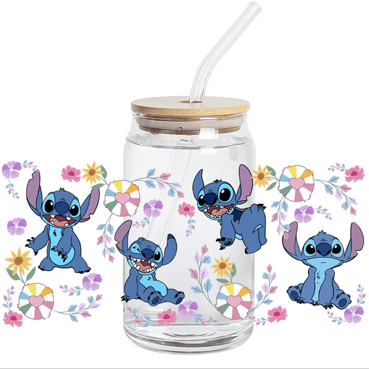 UV DTF - flowers and hearts STITCHY Libbey Wrap