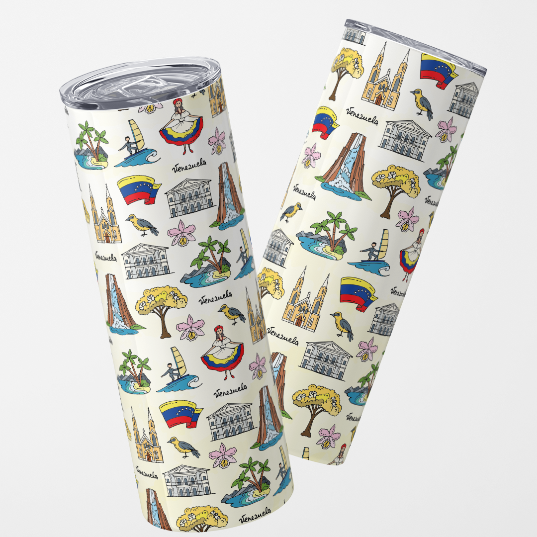 12x12 inches Venezuela Icons Pattern Printed Vinyl