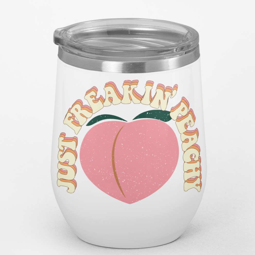 UV DTF STICKER - Just Freakin' Peachy
