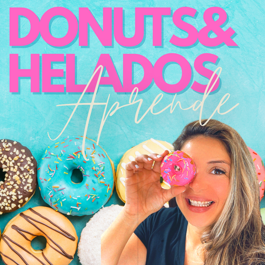 HAGAMOS DONUTS y Helados para decorar Tumblers/CLASE GRABADA - GIDA DESIGN