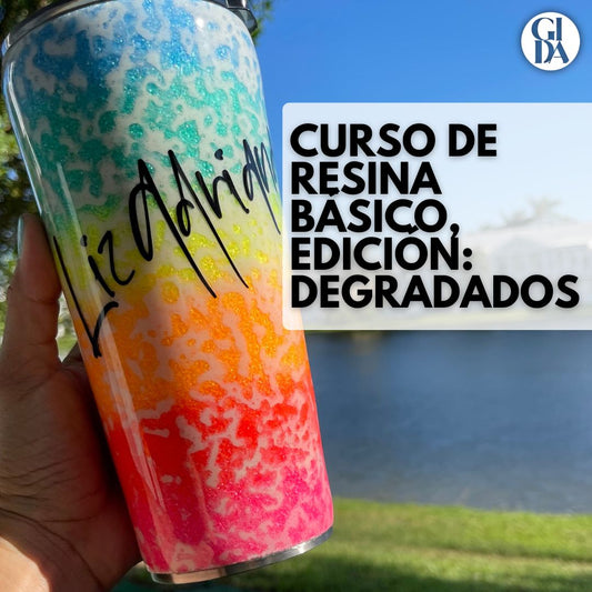 Grabación Curso de Resina Básica DEGRADADOS / Basico