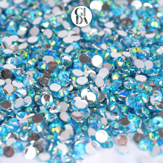 AB Hawaii Flat Back Rhinestones - Bag 1.2 oz / 5.000 pcs - 3mm - GIDA DESIGN 