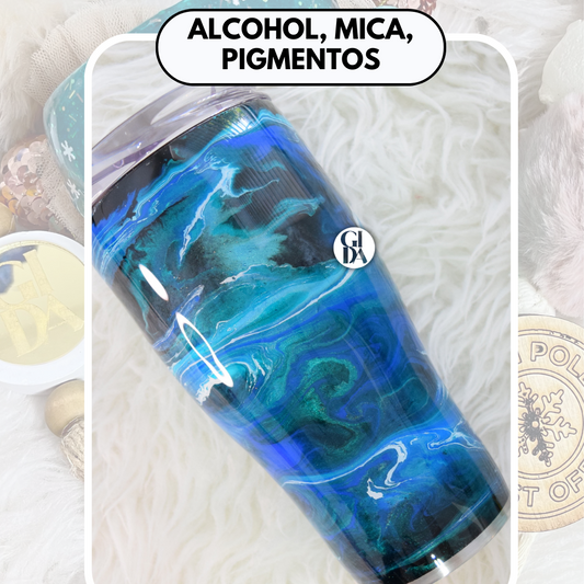 Curso de Resina 3 en 1 /TÉCNICA DE ALCOHOL, DRIP Y PEEKABOO