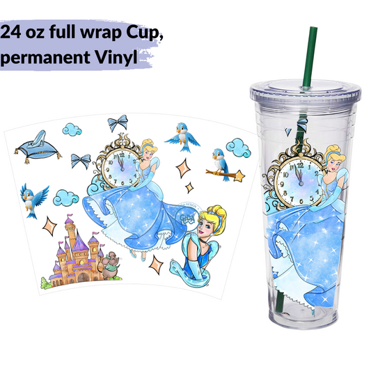 Cenicienta 24 oz Permanent Vinyl wrap