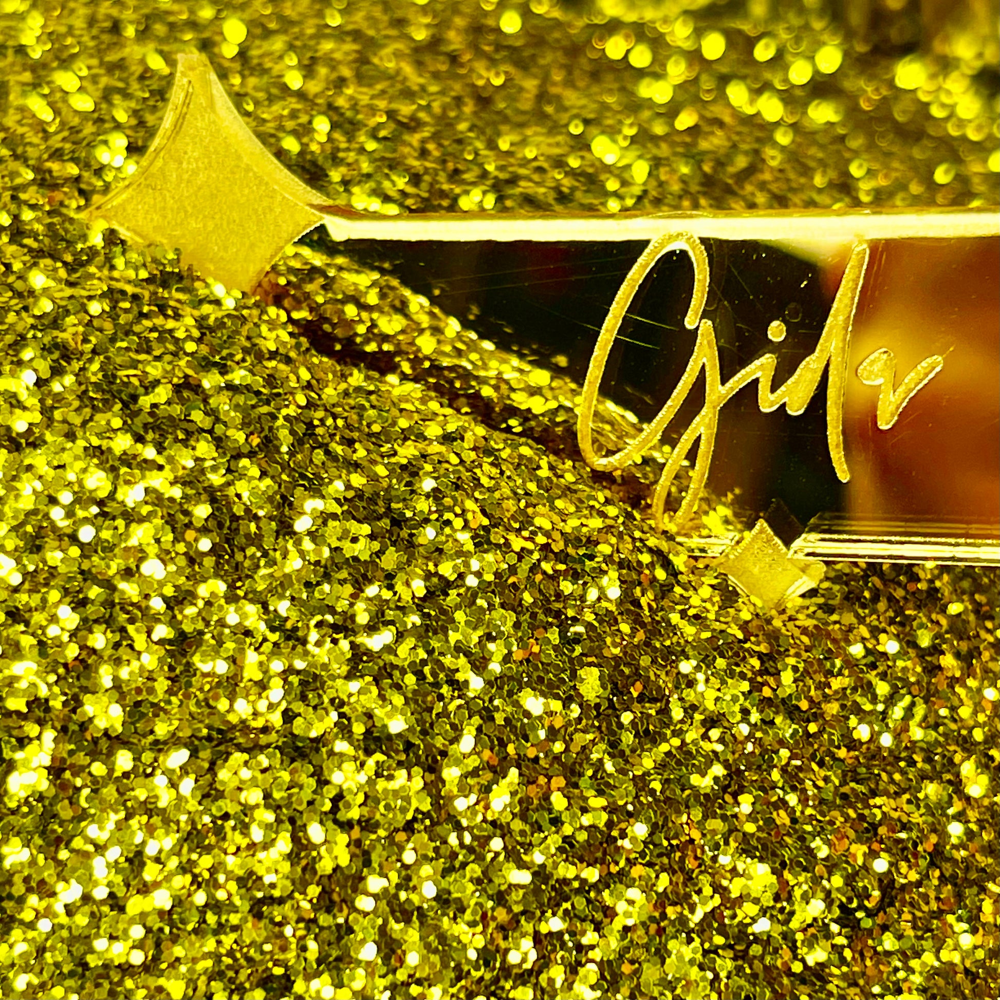 Shiny Olive Fine Glitter - 2 oz - GIDA DESIGN