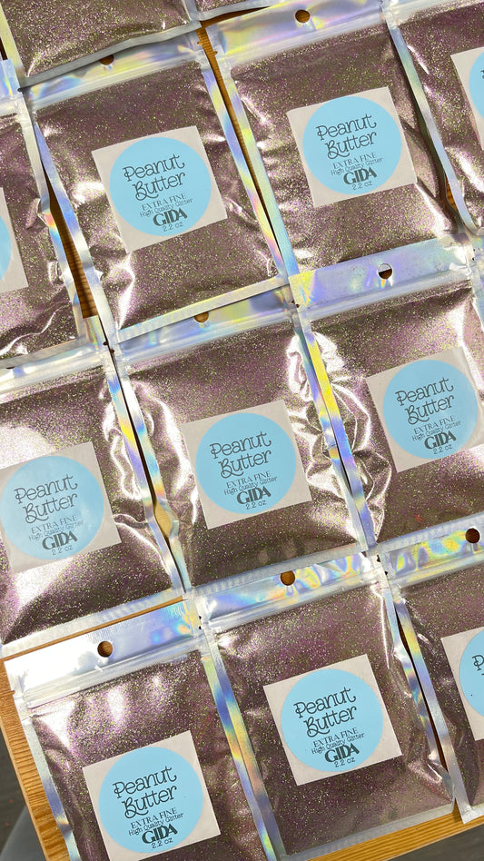 Peanut Butter Extra Fine Glitter - 2.2 oz - GIDA DESIGN