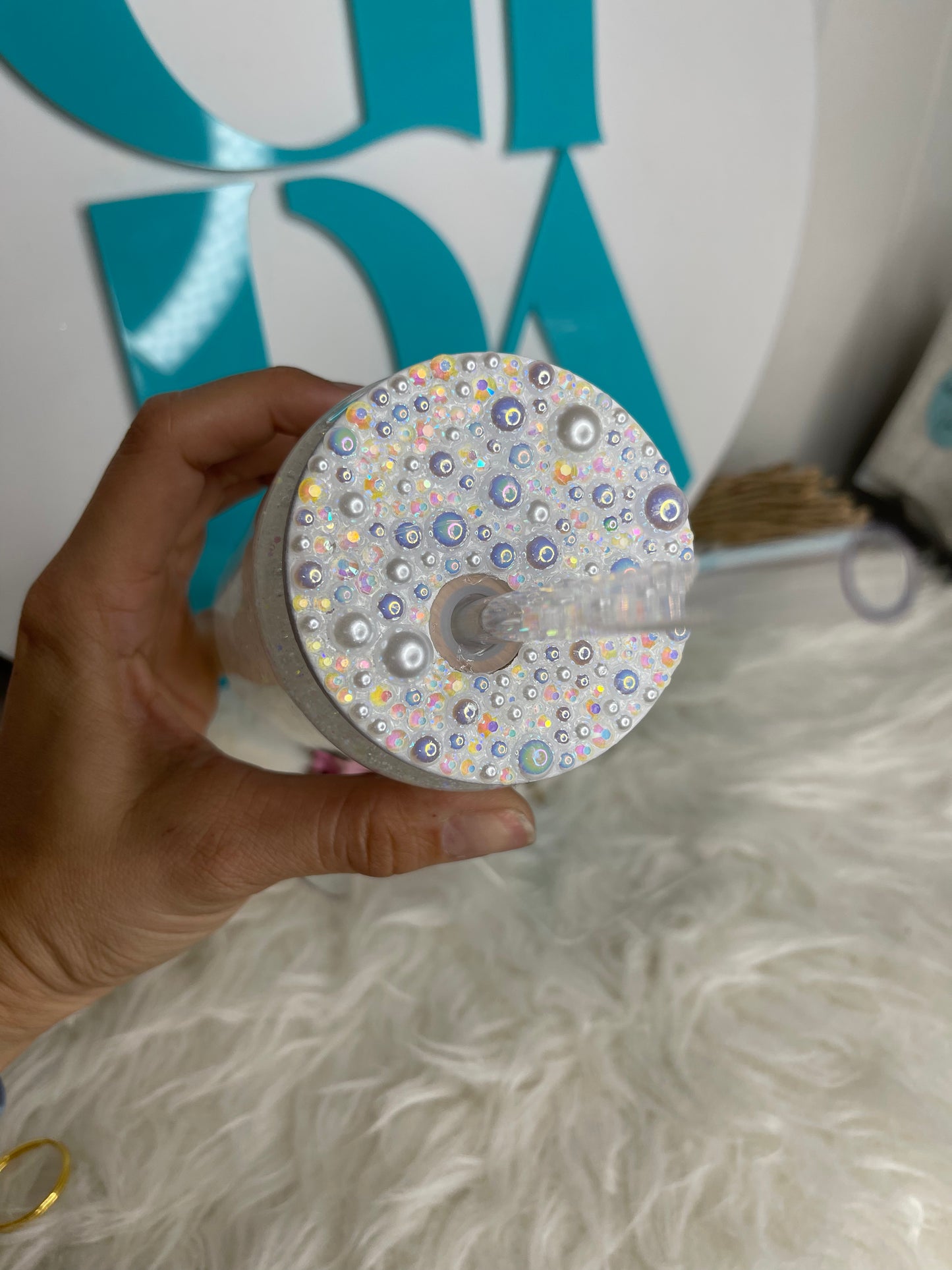 Luxury White Flat Back Pearl Mix - 1.2 oz - GIDA DESIGN