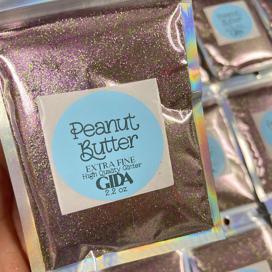 Peanut Butter Extra Fine Glitter - 2.2 oz - GIDA DESIGN
