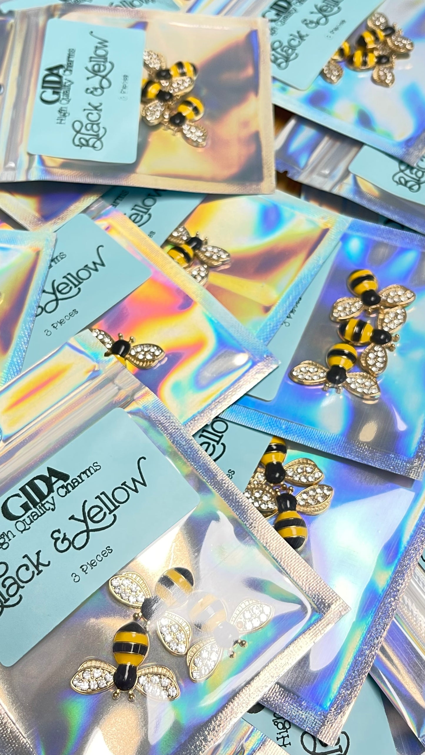 Metallic Bee’s Charms - 1 oz - GIDA DESIGN