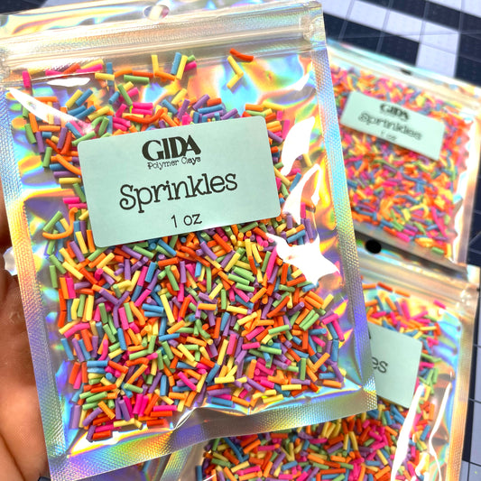 Sprinkles Polymer clay 1 oz - GIDA DESIGN