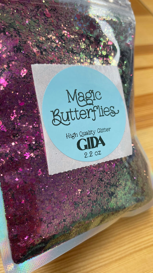 Magic Butterflies Chunky Glitter - 2.2 oz - GIDA DESIGN