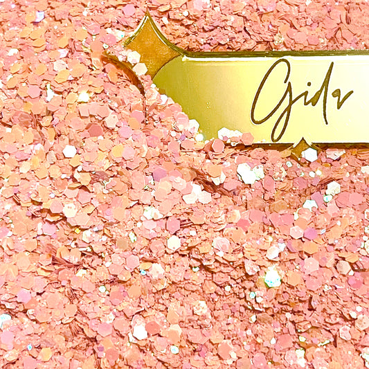 Baby pink chunky Glitter - 2 oz - GIDA DESIGN 